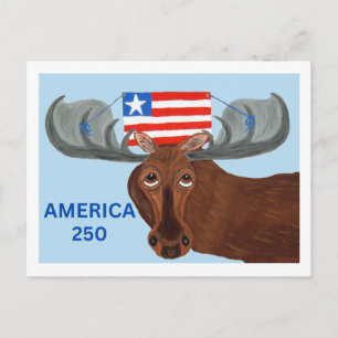 Amerika 250 Eland Uitnodiging Briefkaart