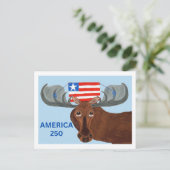 Amerika 250 Eland Uitnodiging Briefkaart (Staand voorkant)
