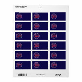 Amerika 250 etiket (Full Sheet)