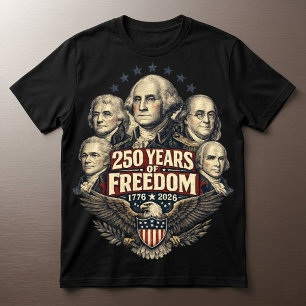 Amerika 250 Founding Fathers T-shirt