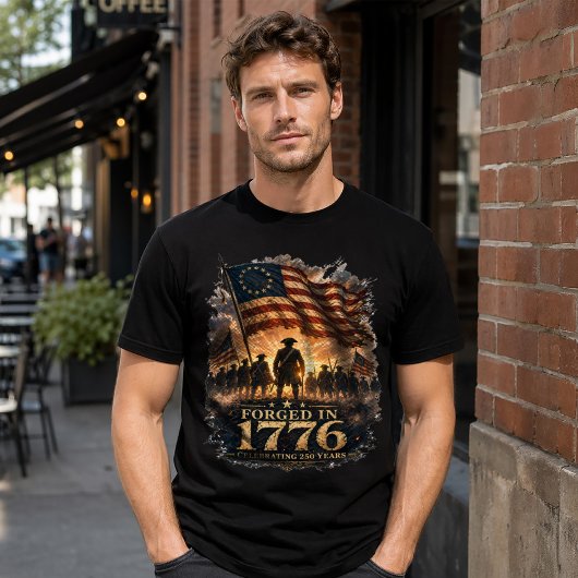 Amerika 250 Gesmeed in 1776 T-shirt