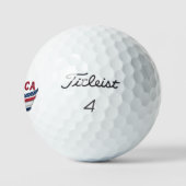 Amerika 250 golfballen (Logo)