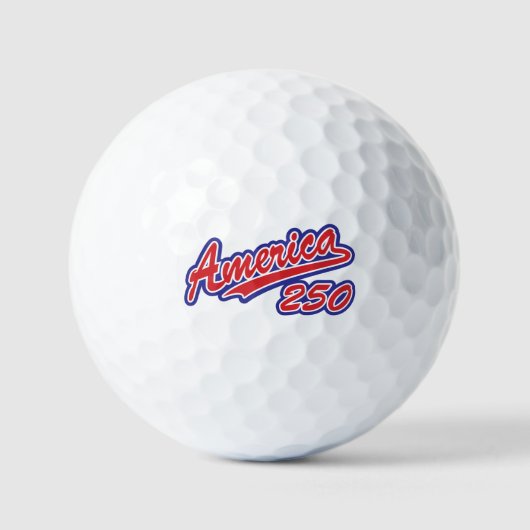 Amerika 250 golfballen (Voorkant)