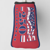 Amerika 250 golfheadcover (Draai 90)