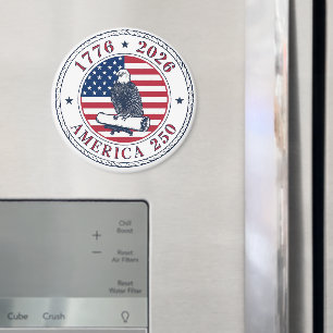 Amerika 250 Herdenkingsadelaarsstempel – 1776-2026 Magneet