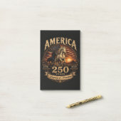 Amerika 250 Jaar 1776 2026 Eeuwfeest Post-it® Notes (Op bureau)