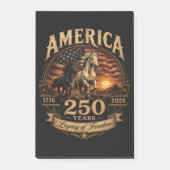 Amerika 250 Jaar 1776 2026 Eeuwfeest Post-it® Notes (Voorkant)