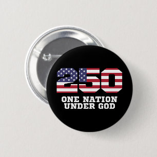 Amerika 250 Jaar 250e Verjaardag Onafhankelijkheid Ronde Button 5,7 Cm