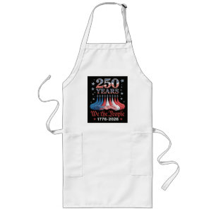 Amerika 250 Jaar 4 juli Lang Schort