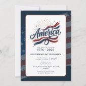 Amerika 250 Jaar 4 juli Onafhankelijkheidsdag Kaart (Voorkant)