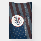 Amerika 250 Jaar 4 juli Onafhankelijkheidsdag Spandoek (Verticaal)