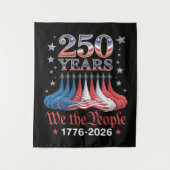 Amerika 250 Jaar 4 juli Wandkleed (Voorkant)