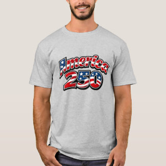 Amerika 250 Jaar Feest met Stars & Stripes T-shirt