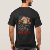Amerika 250 Jaar Feestviering T-shirt (Achterkant)