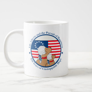 Amerika 250 Jaar Jubileum Founding Fathers Grote Koffiekop