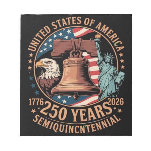 Amerika 250 Jaar Notitieblok (Voorkant)