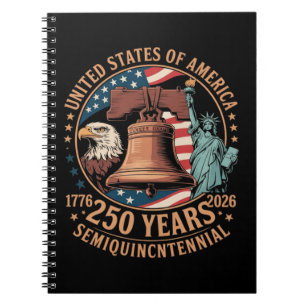 Amerika 250 Jaar Notitieboek