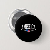 Amerika 250 jaar onafhankelijkheid 250ste Ameri Ronde Button 5,7 Cm (Voorkant /achterkant)