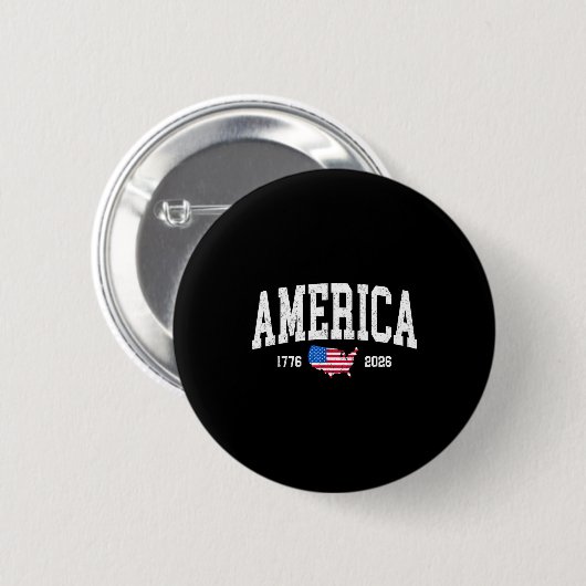 Amerika 250 jaar onafhankelijkheid 250ste Ameri Ronde Button 5,7 Cm (Voorkant /achterkant)