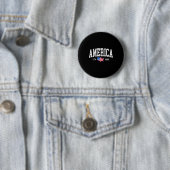 Amerika 250 jaar onafhankelijkheid 250ste Ameri Ronde Button 5,7 Cm (In situ)