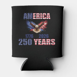 Amerika 250 Jaar – Patriottische Adelaar 1776–2026 Blikjeskoeler