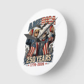 Amerika 250 Jaar Patriottische Viering Ronde Klok (Hoek)