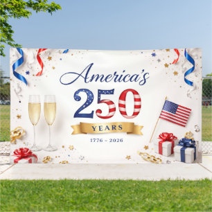 Amerika 250 Jaar Patriottische Viering Spandoek