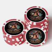 Amerika 250 Jaar Poker Chips (Opstapeling)