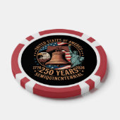 Amerika 250 Jaar Poker Chips (Enkel)
