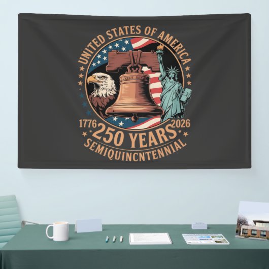 Amerika 250 Jaar Spandoek (Beurs)