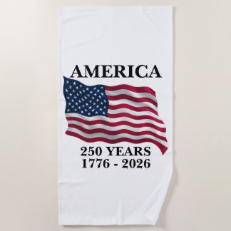 Amerika 250 jaar strandlaken