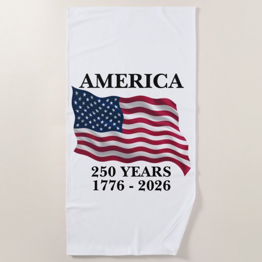 Amerika 250 jaar strandlaken (Voorkant)