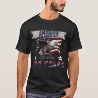 Amerika 250 jaar T-shirt – Patriotic Eagle & Flag