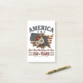 Amerika 250 Jaar Vlag Bloemstuk Post-it® Notes (Op bureau)