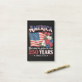 Amerika 250 Jaar Vlag Bloemstuk Post-it® Notes (Op bureau)