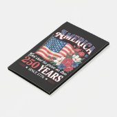 Amerika 250 Jaar Vlag Bloemstuk Post-it® Notes (Schuin)