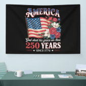 Amerika 250 Jaar Vlag Bloemstuk Spandoek (Beurs)
