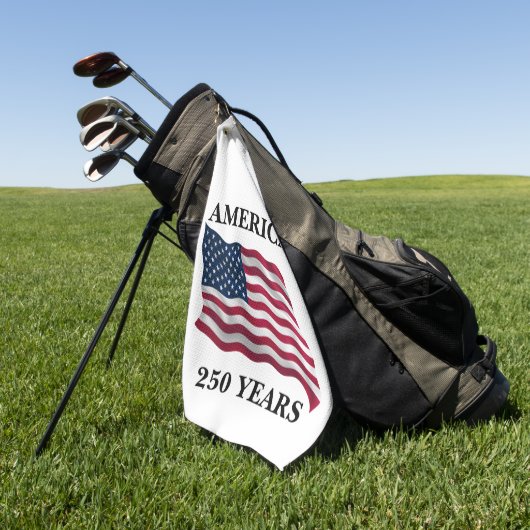 Amerika 250 Jaar Vlag Golfhanddoek (Groen)