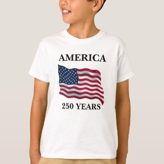 Amerika 250 Jaar Vlag Kids T-shirt