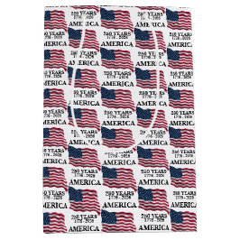 Amerika 250 Jaar Vlag Medium Cadeauzakje