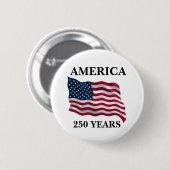 Amerika 250 Jaar Vlag Ronde Button 5,7 Cm (Voorkant /achterkant)
