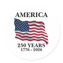 Amerika 250 Jaar Vlag