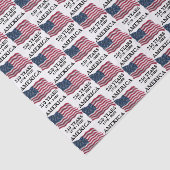 Amerika 250 Jaar Vlag Tissuepapier (Detail)