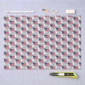Amerika 250 Jaar Vlag Tissuepapier (Craft)