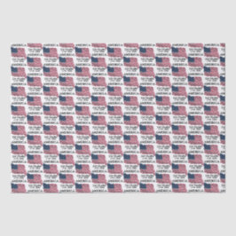 Amerika 250 Jaar Vlag Tissuepapier