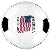 Amerika 250 Jaar Vlag Voetbal (Gedraaid)