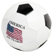 Amerika 250 Jaar Vlag Voetbal (Drie kwart)