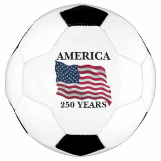 Amerika 250 Jaar Vlag Voetbal