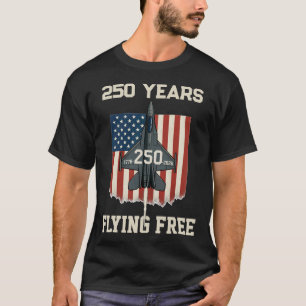 Amerika 250 Jaar Vrij Vliegend T-shirt - 1776-2026