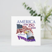 Amerika 250 jaar vrijheid (Staand voorkant)